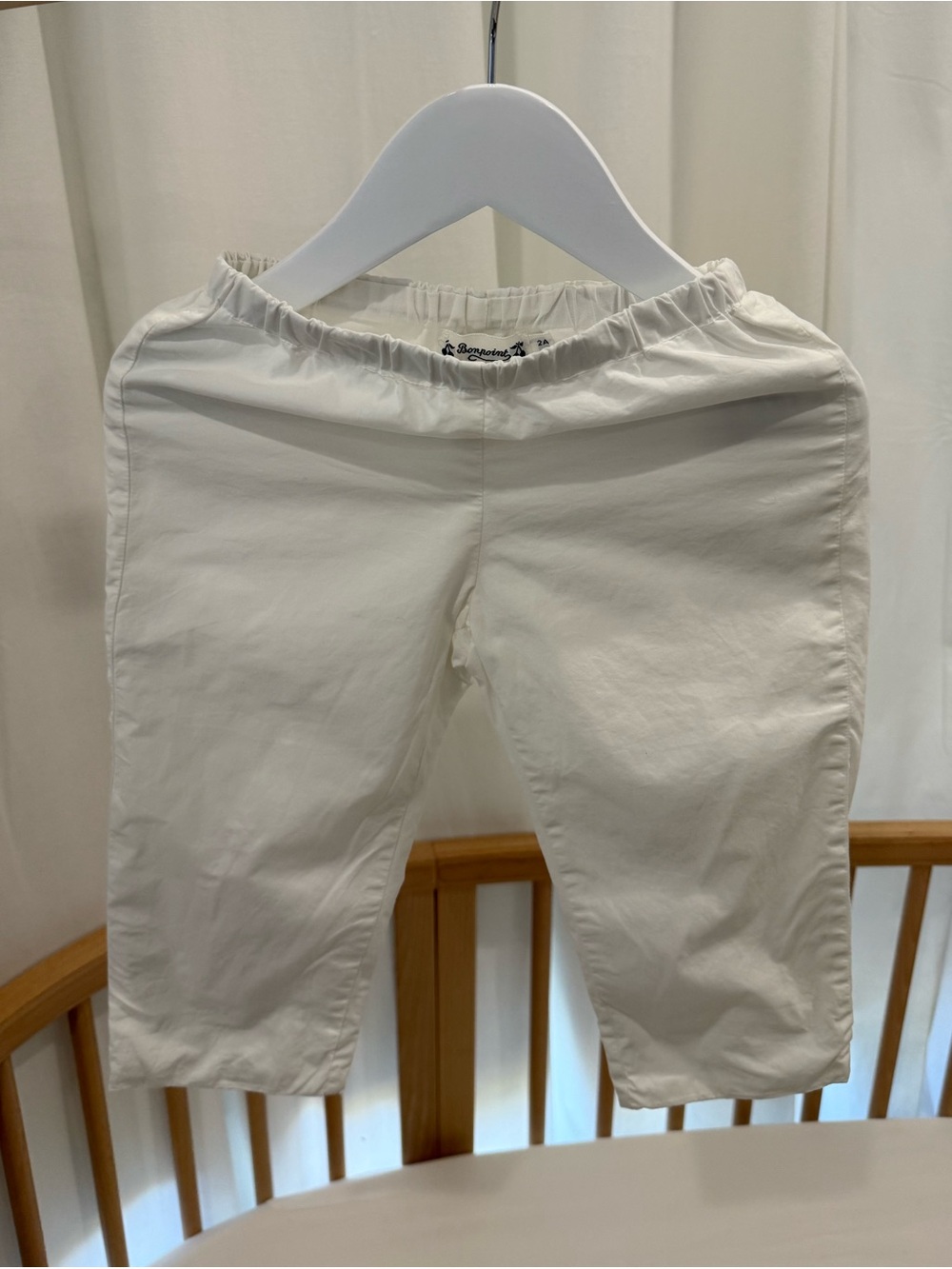 Bonpoint White Dandy Trousers
